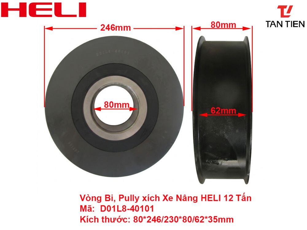 Bi Xích Xe Nâng HELI D01L8-40101